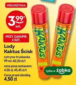 Żabka Lody Kaktus Ścisk oferta