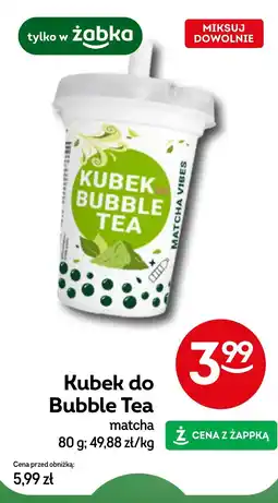 Żabka Kubek do Bubble Tea matcha oferta
