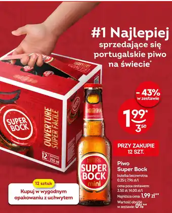 Żabka Piwo Super Bock mini oferta
