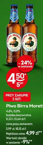 Żabka Piwo Birra Moretti oferta