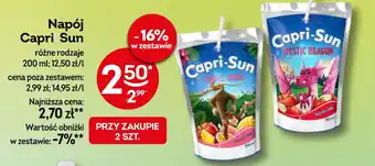 Żabka Napój Capri Sun oferta