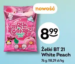 Żabka Żelki BT 21 White Peach oferta