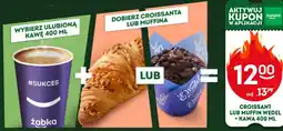 Żabka Croissant lub Muffin Wedel + kawa oferta