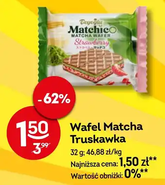 Żabka Wafel Matcha Truskawka oferta