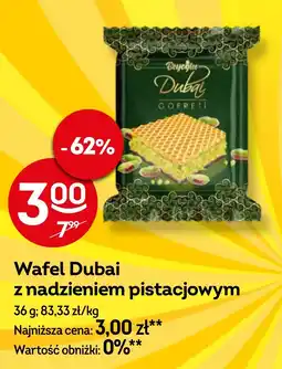 Żabka Wafel Dubai z nadzieniem pistacjowym oferta
