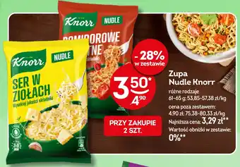 Żabka Zupa Nudle Knorr oferta