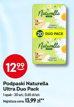 Żabka Podpaski Naturella Ultra Duo Pack oferta