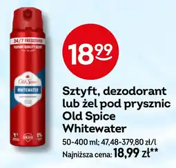Żabka Sztyft, dezodorant lub żel pod prysznic Old Spice Whitewater oferta