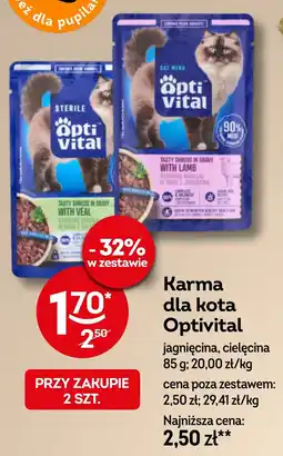 Żabka Karma dla kota Optivital oferta