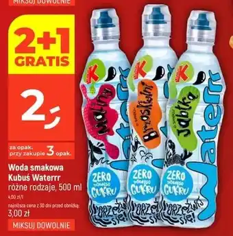 Woda smakowa Kubuś Waterrr