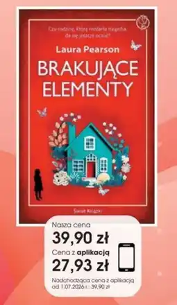 Świat Książki BRAKUJĄCE ELEMENTY oferta