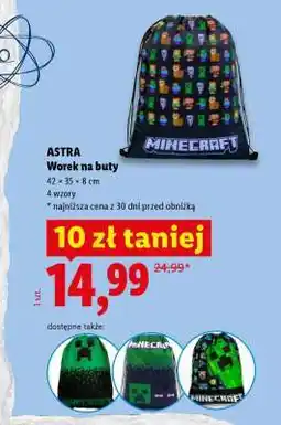 Lidl ASTRA Worek na buty oferta