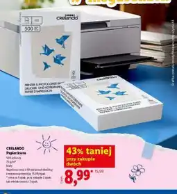 Lidl CRELANDO Papier ksero oferta