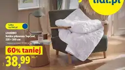 Lidl LIVARNO Kołdra pikowana TopCool, 220 x 200 cm oferta