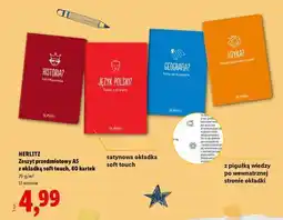 Lidl HERLITZ Zeszyt przedmiotowy A5 oferta