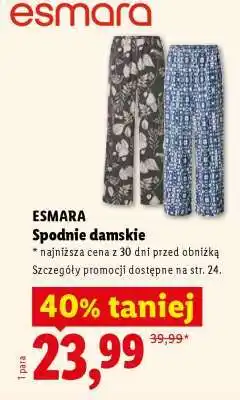 Lidl Esmara Spodnie damskie oferta