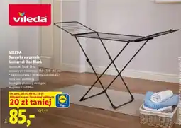 Lidl VILEDA Suszarka na pranie Universal One Black oferta