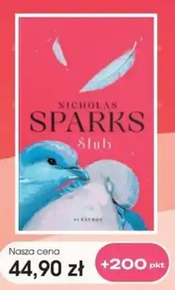 Świat Książki Nicholas Sparks Ślub oferta
