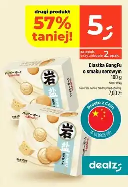 Dealz Ciastka GangFu o smaku serowym oferta