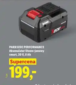 Lidl PARKSIDE PERFORMANCE Akumulator litowo-jonowy smart 20 V, 8 Ah oferta