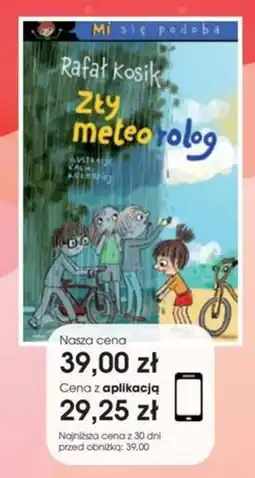 Świat Książki Rafał Kosik Zły meteorolog oferta