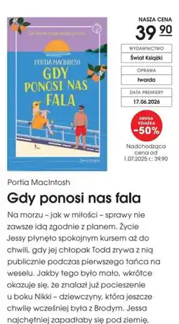 Świat Książki Gdy ponosi nas fala oferta