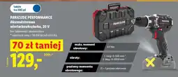 Lidl PARKSIDE PERFORMANCE Akumulatorowa wiertarko-wkrętarka, 20 V oferta