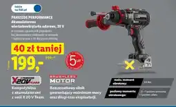 Lidl PARKSIDE PERFORMANCE Akumulatorowa wiertarkowkrętarka udarowa, 20 V oferta
