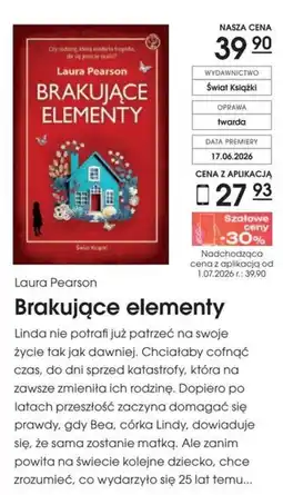 Świat Książki Brakujące elementy oferta