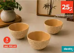 Dealz Zestaw misek ceramicznych oferta