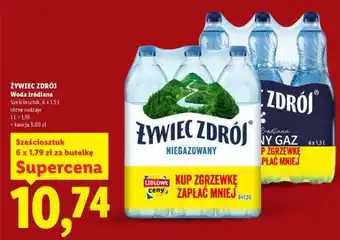 Lidl ŻYWIEC ZDRÓJ Woda źródlana oferta