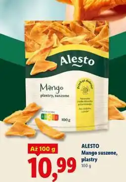 Lidl ALESTO Mango suszone, plastry oferta