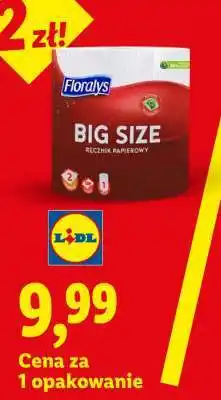 Lidl Floralys Big Size Ręcznik Papierowy oferta