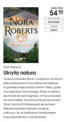 Świat Książki Nora Roberts Ukryta natura oferta