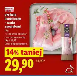 Lidl Rzeźnik Polski królik – tuszka z podrobami oferta