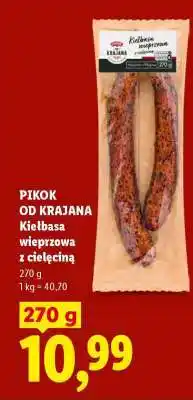 Lidl PIKOK OD KRAJANA Kiełbasa wieprzowa z cielęciną oferta