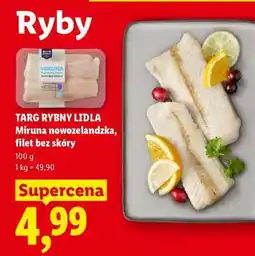 Lidl Miruna nowozelandzka, filet bez skóry oferta