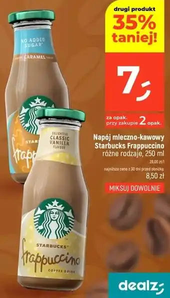 Dealz Napój mleczno-kawowy Starbucks Frappuccino oferta
