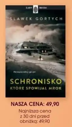 Świat Książki Schronisko które spowijal mrok oferta