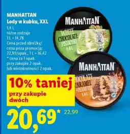 Lidl MANHATTAN Lody w kubku, XXL oferta