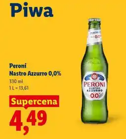 Lidl Peroni Nastro Azzurro 0,0% oferta