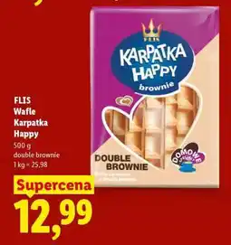 Lidl Flis Wafle Karpatka Happy oferta