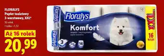 Lidl FLORALYS Papier toaletowy 3-warstwowy, XXL oferta