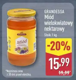 ALDI GRANDESSA Miód wielokwiatowy nektarowy oferta