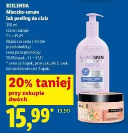 Lidl BIELENDA Mleczko-serum lub peeling do ciała oferta