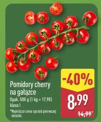 ALDI Pomidory cherry na gałązce oferta