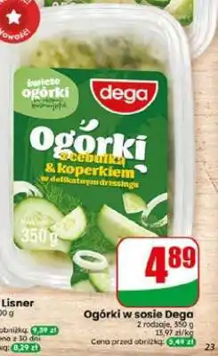 Dino Ogórki w sosie Dega oferta