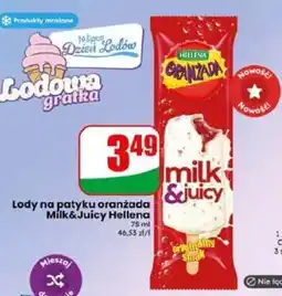 Dino Lody na patyku oranżada Milk&Juicy Hellena oferta