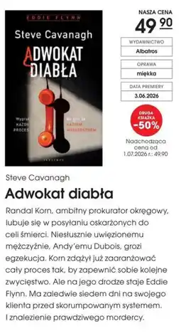 Świat Książki Adwokat diabła oferta
