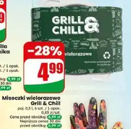 Dino Miseczki wielorazowe Grill & Chill oferta